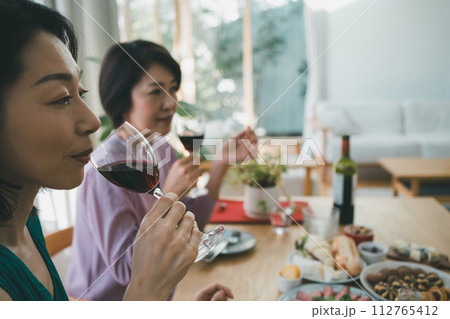 a forty-something woman a forty-something woman 112765412