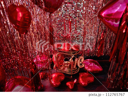 Room decoration for Valentines Day or Dating Room decoration for Valentines Day or Dating 112765767