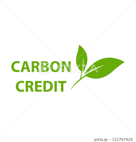 Carbon credit icon vector for graphic design, logo, website, social media, mobile app, UI illustration. 112767429