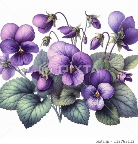 ボタニカルアートのイラスト素材 [112768112] - PIXTA