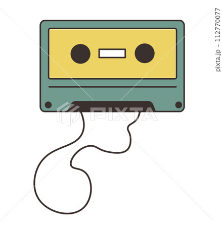 Classic Cassette Tape vector illustration 112770077