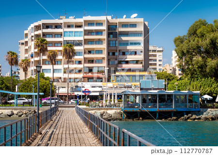 Limassol city center with pier and restaurants. Cyprus Limassol city center with pier and restaurants. Cyprus 112770787