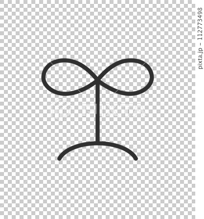 Simple illustration of plant bud Simple illustration of plant bud 112773498