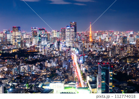 《東京都》東京スカイライン・都市夜景 112774018