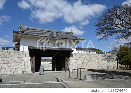 赤穂城の本丸の城門 赤穂城の本丸の城門 112774473