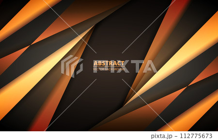 Brown colored modern abstract background design with diagonal lines geometric shapes Brown colored modern abstract background design with diagonal lines geometric shapes 112775673