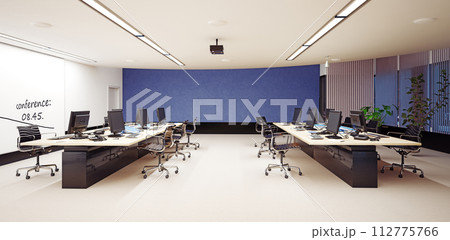 Modern office interior design 112775766