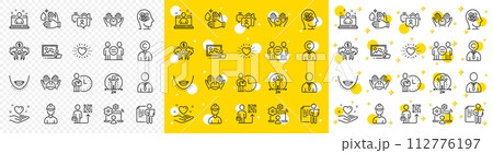 Outline Leadership, Delivery man and Foreman line icons pack for web with Hold heart, Social distance, Online job line icon. Sharing economy, Job interview, Heart pictogram icon. Vector Outline Leadership, Delivery man and Foreman line icons pack for web with Hold heart, Social distance, Online job line icon. Sharing economy, Job interview, Heart pictogram icon. Vector 112776197