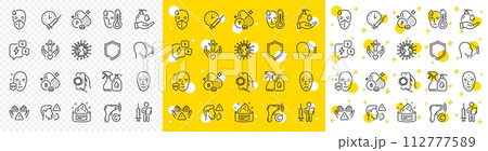 Outline Skin cream, Cough and Boron mineral line icons pack for web with Wash hands, Vaccination announcement, Coronavirus line icon. Phosphorus mineral, Cleaning liquids. Vector Outline Skin cream, Cough and Boron mineral line icons pack for web with Wash hands, Vaccination announcement, Coronavirus line icon. Phosphorus mineral, Cleaning liquids. Vector 112777589