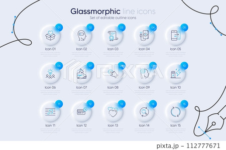 Set of Touchscreen gesture, Heart and Business idea line icons for web app. Musical note, Fake news, Engineering icons. Phone communication, Charging station, Refresh signs. Certificate. Vector Set of Touchscreen gesture, Heart and Business idea line icons for web app. Musical note, Fake news, Engineering icons. Phone communication, Charging station, Refresh signs. Certificate. Vector 112777671