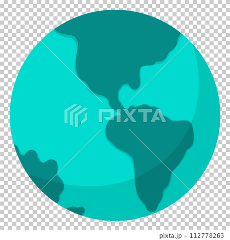 earth globe with heart icon circle earth globe with heart icon circle 112778263