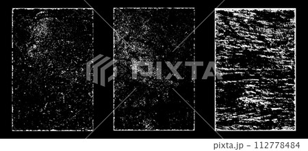 Black and white grunge. Distress overlay texture. Abstract surface dust and rough dirty wall background concept. Distress illustration simply place over object to create grunge effect. Vector EPS10. 112778484