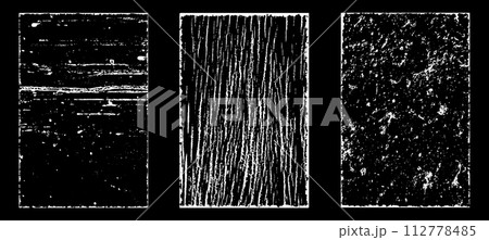 Black and white grunge. Distress overlay texture. Abstract surface dust and rough dirty wall background concept. Distress illustration simply place over object to create grunge effect. Vector EPS10. Black and white grunge. Distress overlay texture. Abstract surface dust and rough dirty wall background concept. Distress illustration simply place over object to create grunge effect. Vector EPS10. 112778485