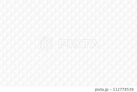 白い菱形の幾何学模様の背景 112778539