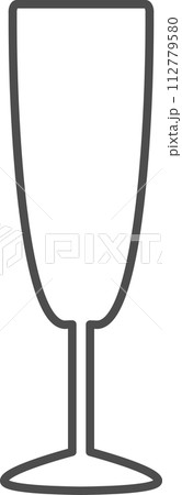シャンパングラス 112779580