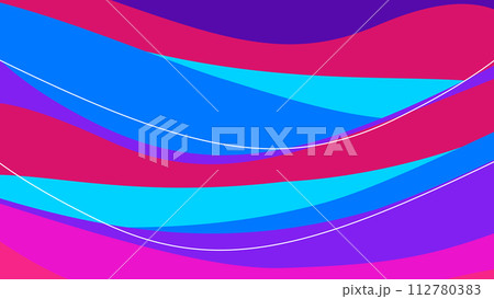 Minimal Neon Trendy Abstract Background Futuristic Gradient Shapes Design 112780383