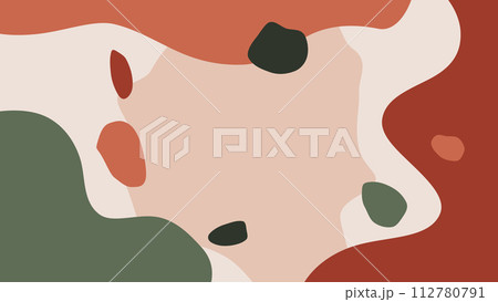 Abstract Colorful Doodle Background For Your Design 112780791