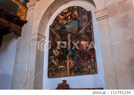 interiors of Capuchin church, Ragusa, sicily, Italy interiors of Capuchin church, Ragusa, sicily, Italy 112781230