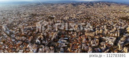 Aerial panoramic view of Limassol. Cyprus Aerial panoramic view of Limassol. Cyprus 112783891