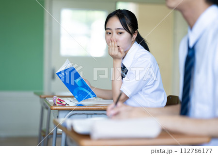 スクールライフ（学校生活）のイメージ素材 112786177