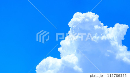 夏の青空 112786333