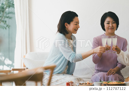 a forty-something woman a forty-something woman 112787122