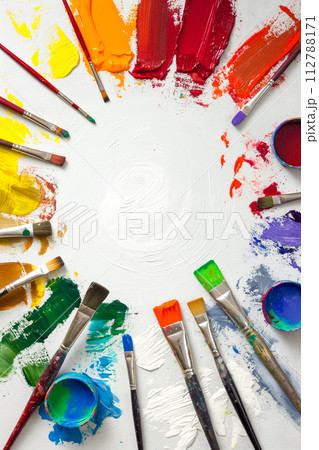 Circular Array of Diverse Artistic 112788171