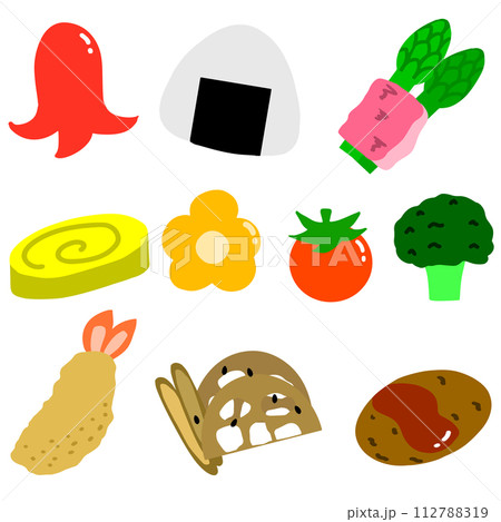 弁当の定番おかずセット 112788319