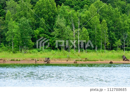 北海道　朱鞠内湖 112788685