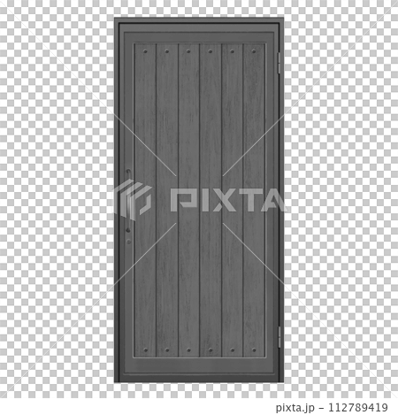 western style black door western style black door 112789419