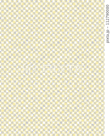 Pale golden Japanese pattern background material hemp leaves Pale golden Japanese pattern background material hemp leaves 112790080