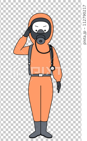 敬礼 レベルB化学防護服(女性) 敬礼 レベルB化学防護服(女性) 112790217