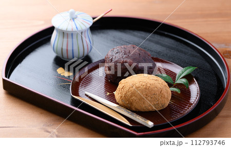 日本を代表する和菓子 おはぎ 112793746