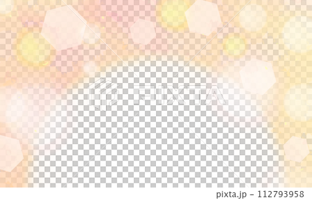 オレンジ色と黄色のほんわかした背景イラスト オレンジ色と黄色のほんわかした背景イラスト 112793958