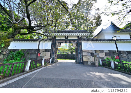 重要文化財の「旧江戸城田安門」 重要文化財の「旧江戸城田安門」 112794282