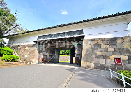 重要文化財の「旧江戸城田安門」 重要文化財の「旧江戸城田安門」 112794314