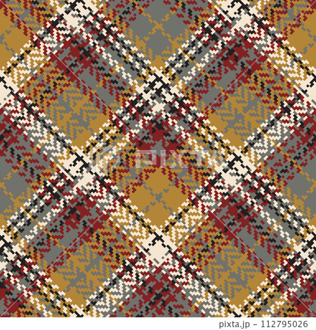 Check plaid seamless pattern. 112795026