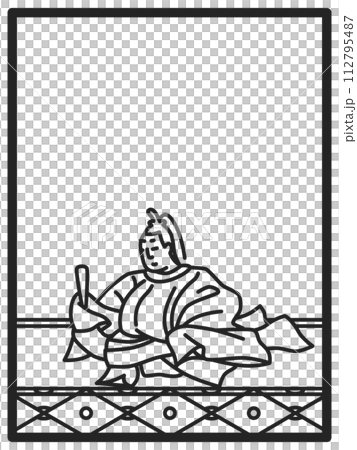 Mae Chunagon Masafusa 的簡單線條畫百人一集 Mae Chunagon Masafusa 的簡單線條畫百人一集 112795487