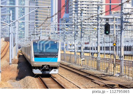 「東京都」首都圏を走る京浜東北線・E233系 「東京都」首都圏を走る京浜東北線・E233系 112795865