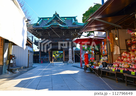 釈天参道　帝釈天題経寺　二天門　葛飾柴又 112796649