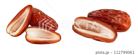 Dates isolated on white background with full depth of field. 112799061