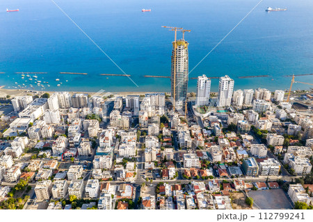 Aerial view of Limassol cityscape. Cyprus 112799241