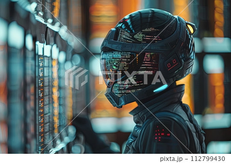 alien librarian organizing a library filled with bizarre books, each containing information encoded in intergalactic language alien librarian organizing a library filled with bizarre books, each containing information encoded in intergalactic language 112799430