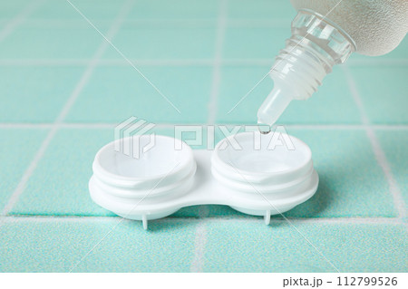 Contact lenses for eyes with lens liquid Contact lenses for eyes with lens liquid 112799526