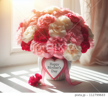 カーネーションのプレゼント 112799683