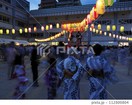 盆踊り 盆踊り 112800804