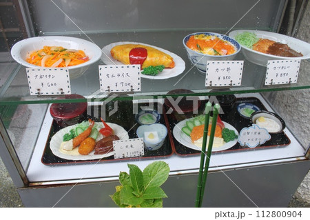 食堂の食品サンプル 食堂の食品サンプル 112800904