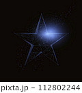 Polygonal vector illustration of five-pointed star. 112802244