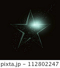 Polygonal vector illustration of five-pointed star. 112802247