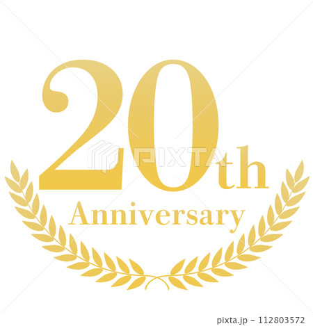 金色の月桂樹　20周年装飾フレーム 112803572